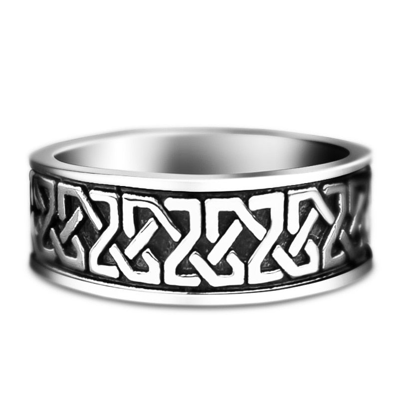 Viking Jewelry Nordic Mythology Antique Silver Color Animal Band Rings