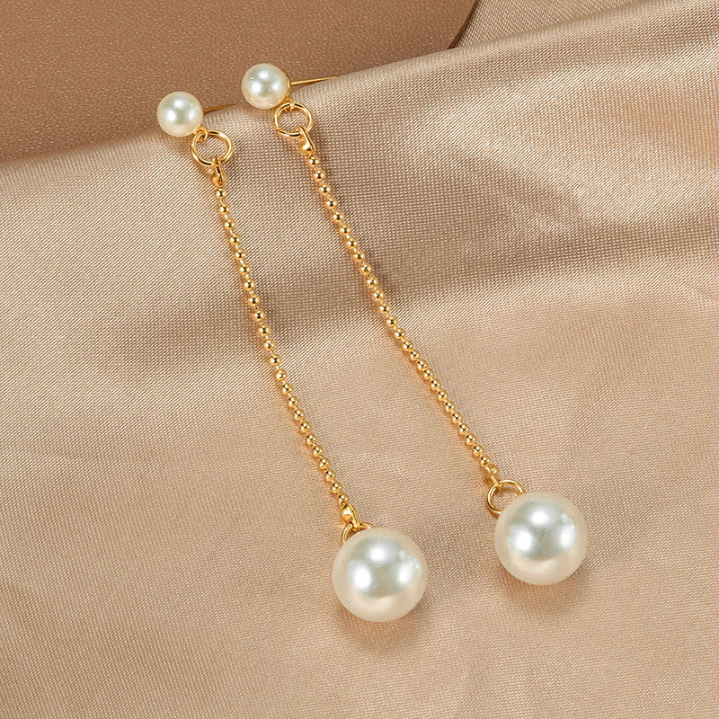 Drop Pearl Earrings Jewelry for Women are Fashion Essential Available