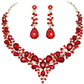 Bohemia Jewelry Large Clear Crystal Jewelry Set with Colorful Rhinestone for Women