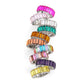 Fashion Jewelry Beautiful Colorful Straight Baguette Cut Crystal Rings