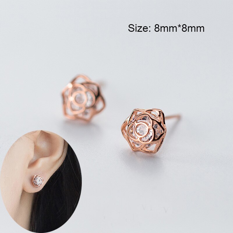 Sweet Jewelry Musical Notes Stud Earrings For Women in Gold Color and Silver Color