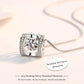 Fine Jewelry Heart Pendant Necklace for Women with Zircon in 925 Sterling Silver