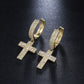 Statement Jewelry Knot Cross Drop Earrings for Women in Gold Color and Silver Color