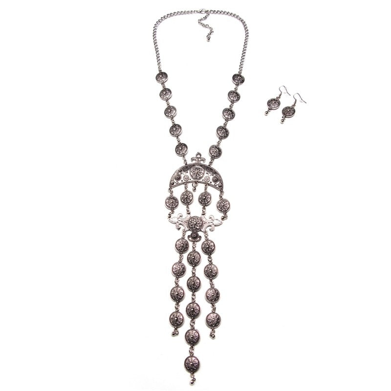 Bohemian Jewelry Statement Dress-up Necklace for Women as Party Accessories