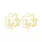 Statement Jewelry Cartoon Girl Stud Earrings For Women in Gold Color and Silver Color