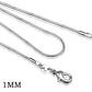 Fashion Jewelry Round Oak Chain Necklace for Women in 925 Sterling Silver