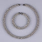 Wedding Jewelry Maxi Crystal Collar Necklace Jewelry Set for Women with Rhinestone