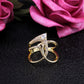 Trendy Jewelry Irregular Magical Witch Ring for Women with  Zircon in Gold Color