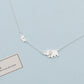 Fashion Jewelry Cute Elephant Necklace for Women in 925 Sterling Silver