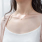 Korean Jewelry Cute Simple Heart Pendants Necklace for Women in 925 Sterling Silver