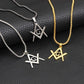 Hip Hop Jewelry Masonic Logo Pendant Necklace for Women Men in Gold Color