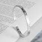 Vintage Jewelry Simple Cuff Bangle Bracelet for Couples in 925 Sterling Silver