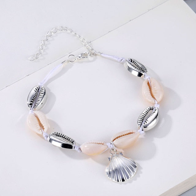 Bohemia Bracelet Jewelry for Women with Vintage Beach Sea Shell