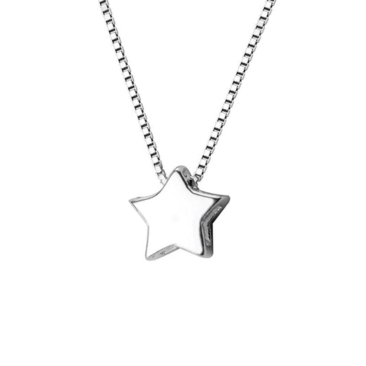Fashion Jewelry Pentagram Pendant Necklace for Women in 925 Sterling Silver
