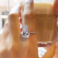 Engagement Jewelry Luxury Pear Cut Cubic Zircon Cocktail Ring for Bridal
