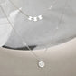 Fashion Jewelry Good Luck Double-layer Pendants Necklace for Women in 925 Sterling Silver