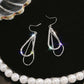 Fashion Jewelry Hot Silver Color Circle Zircon Drop Earrings for Women