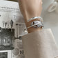 Fashion Jewelry Simple Big Feather Bangle Bracelet in 925 Sterling Silver