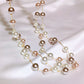 Multilayer Imitation Pearl Long Chains Necklace for Women as Sweater Accessories