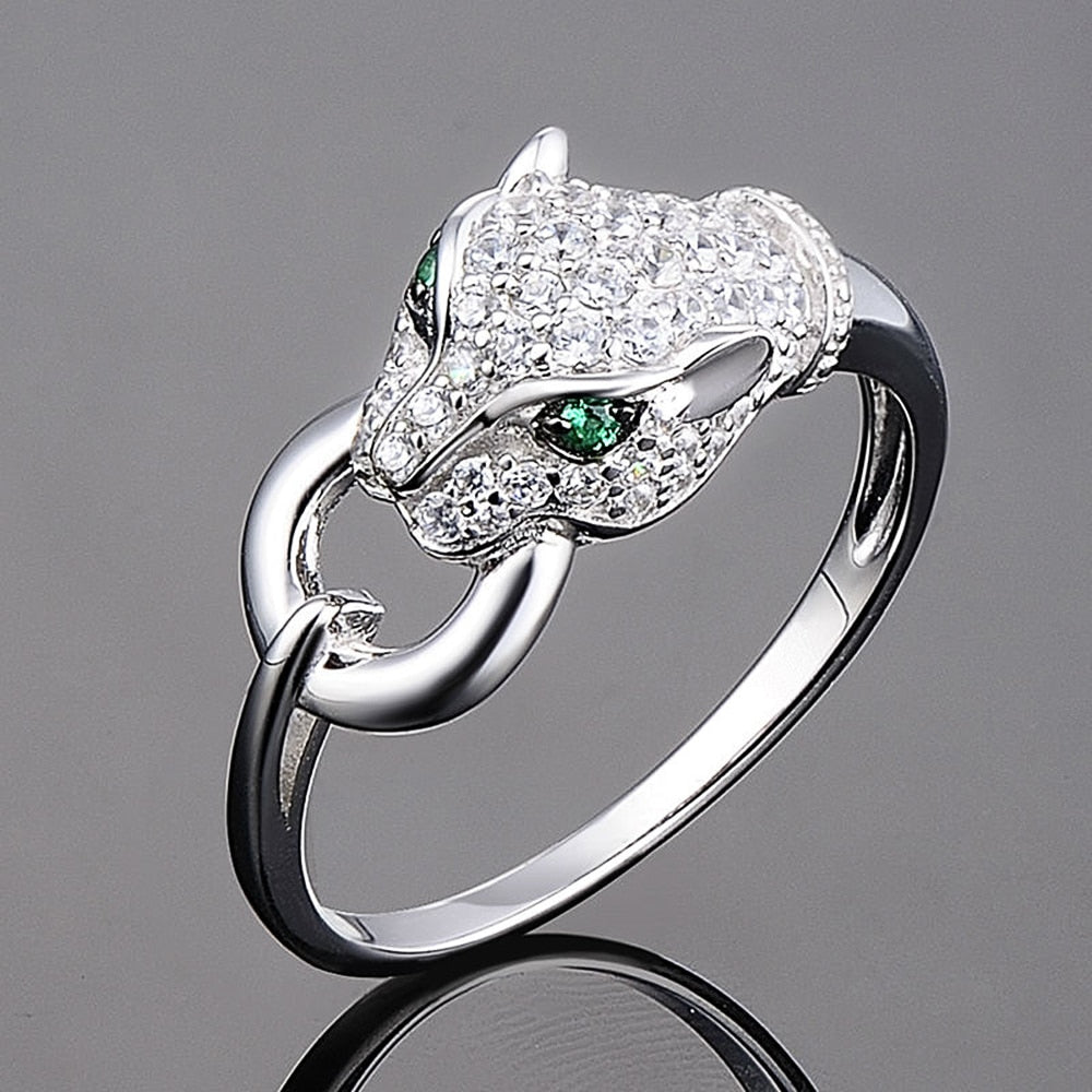 Animal Jewelry Simple Micro Pave Design Cubic Zircon Wedding Band Ring
