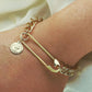 Portrait Coin Bracelets Jewelry  For Women in Gold Color