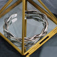 Vintage Jewelry Three-layer Twisted Woven Bangle Bracelet for Men in 925 Sterling Silver