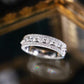 Hip Hop Jewelry Micro Pave Dazzling Marquise Cut CZ Wedding Band Ring for Women