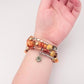 Bohemian Jewelry Multicolor Shell and Stones Beaded Bracelet for Women