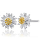 Fashion Jewelry Yellow Daisy Jewelry Set for Her in 925 Sterling Silver