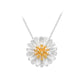 Fashion Jewelry Yellow Daisy Jewelry Set for Her in 925 Sterling Silver