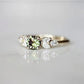 Wedding Jewelry Elegant Yellow Round Cut Cubic Zircon Fashion Ring for Women