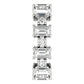 Statement Jewelry Elegant Brilliant Full Micro Paved CZ Eternity Ring