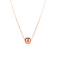 Fashion Jewelry Fancy Ball Design Pendant Necklace for Women in Silver Color
