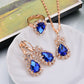 Fashion Jewelry Unique Irregular Crystal Jewelry Set for Women as Gift Costume Accessories