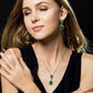 Wedding Jewelry Vintage Green Tear Drop Crystal Jewelry Set for Bridal